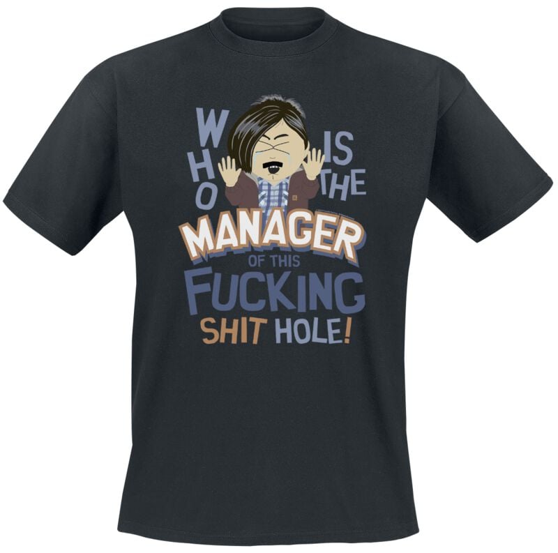 7333435084622 - Randy - Who Is The Manager Of This Shit Hole T-Shirt schwarz in XXL