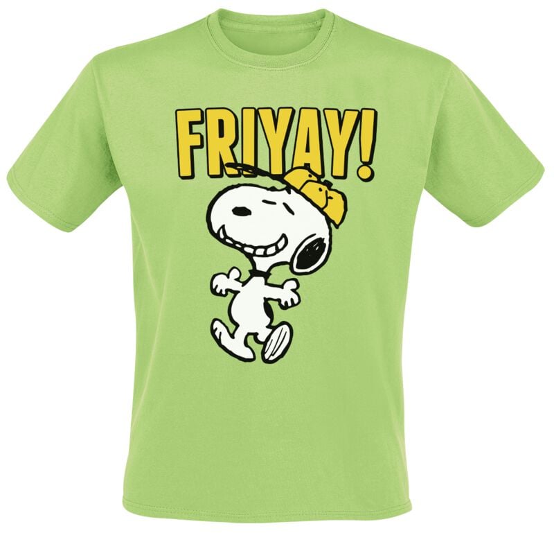 7333435339210 - Snoopy - Friyay T-Shirt grün in S