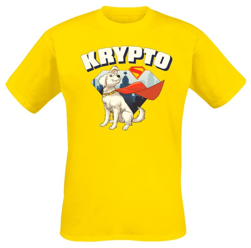 7333435396770 - 2025 - Krypto The Superdog T-Shirt gelb in XXL