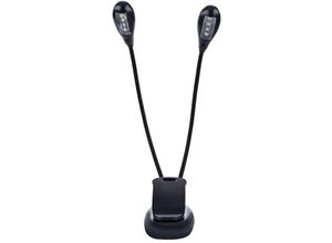 7335881635366 - Doppelt Verstellbare Clip-On-Notenpultleuchte LED-Lampe mit 6 oder 8 Perlen Tragbar und Langlebig für Nachtlesen Wartungsarbeiten (8 Lichter)