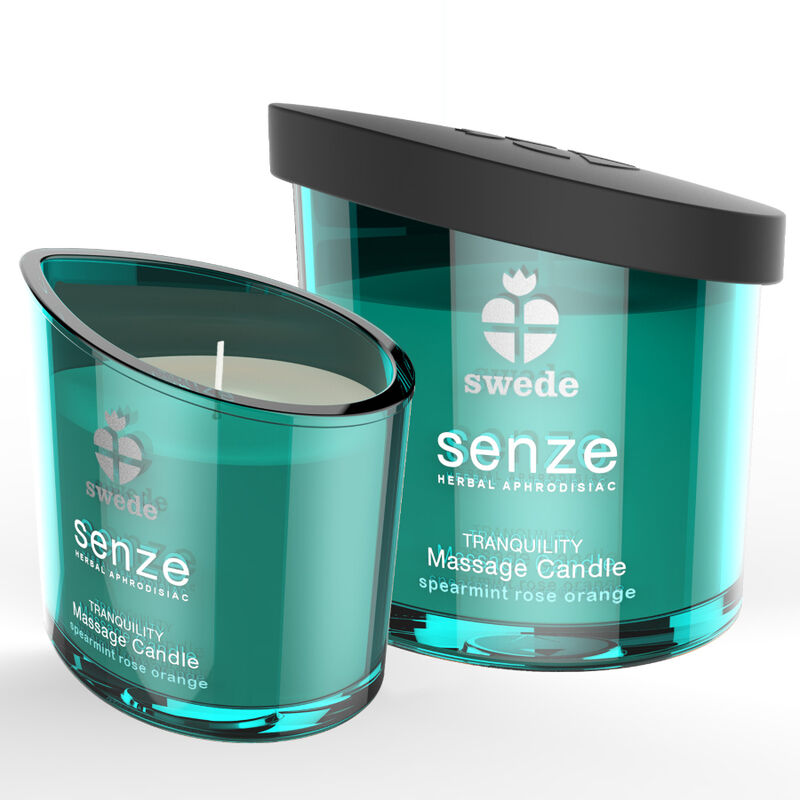 7340040407562 - - SENZE TRANQUILLITY MASSAGEKERZE - SPEARMINT ROSE ORANGE 7340040407562 - - SENZE TRANQUILLITY MASSAGEKERZE - SPEARMINT ROSE ORANGE