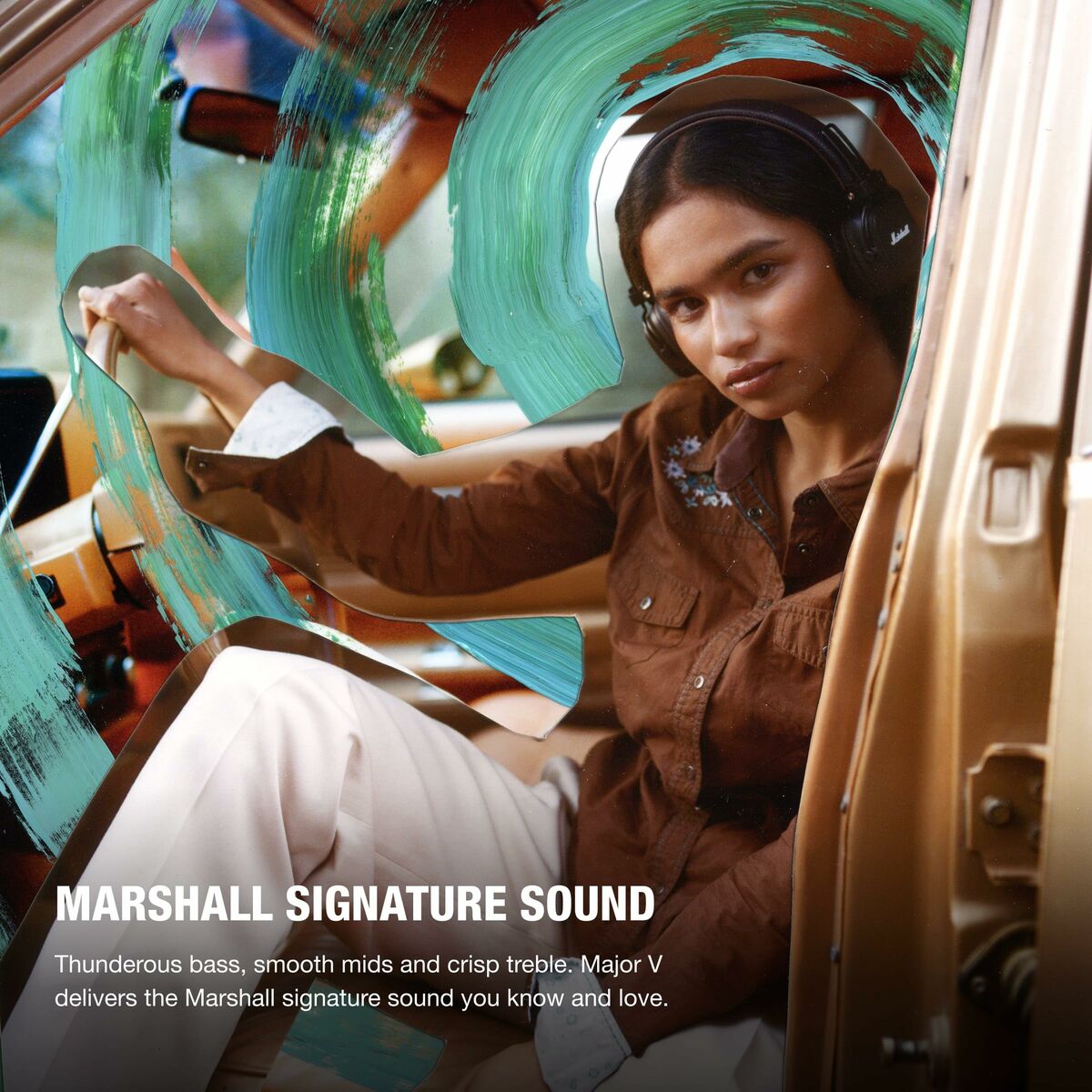 7340055401128 - MARSHALL 1006834 - Kopfhörer On-Ear Major V Brown