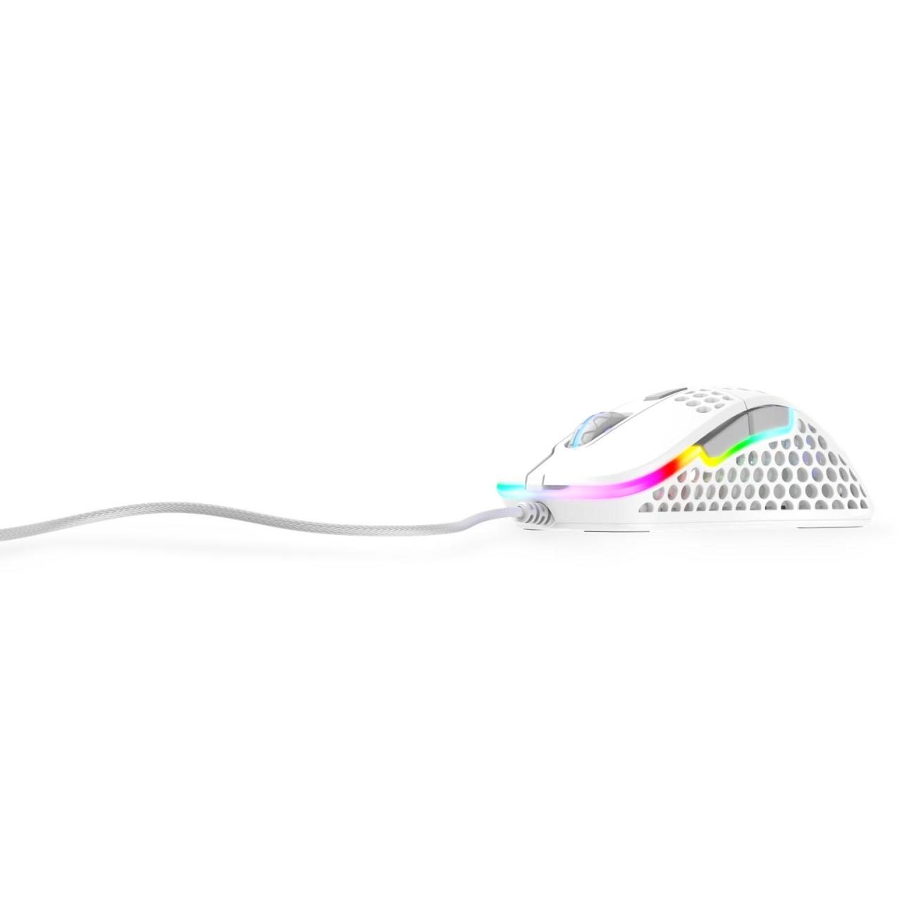 7340086908122 - Xtrfy M4 RGB - Maus - Für Rechtshänder - optisch - kabelgebunden - USB