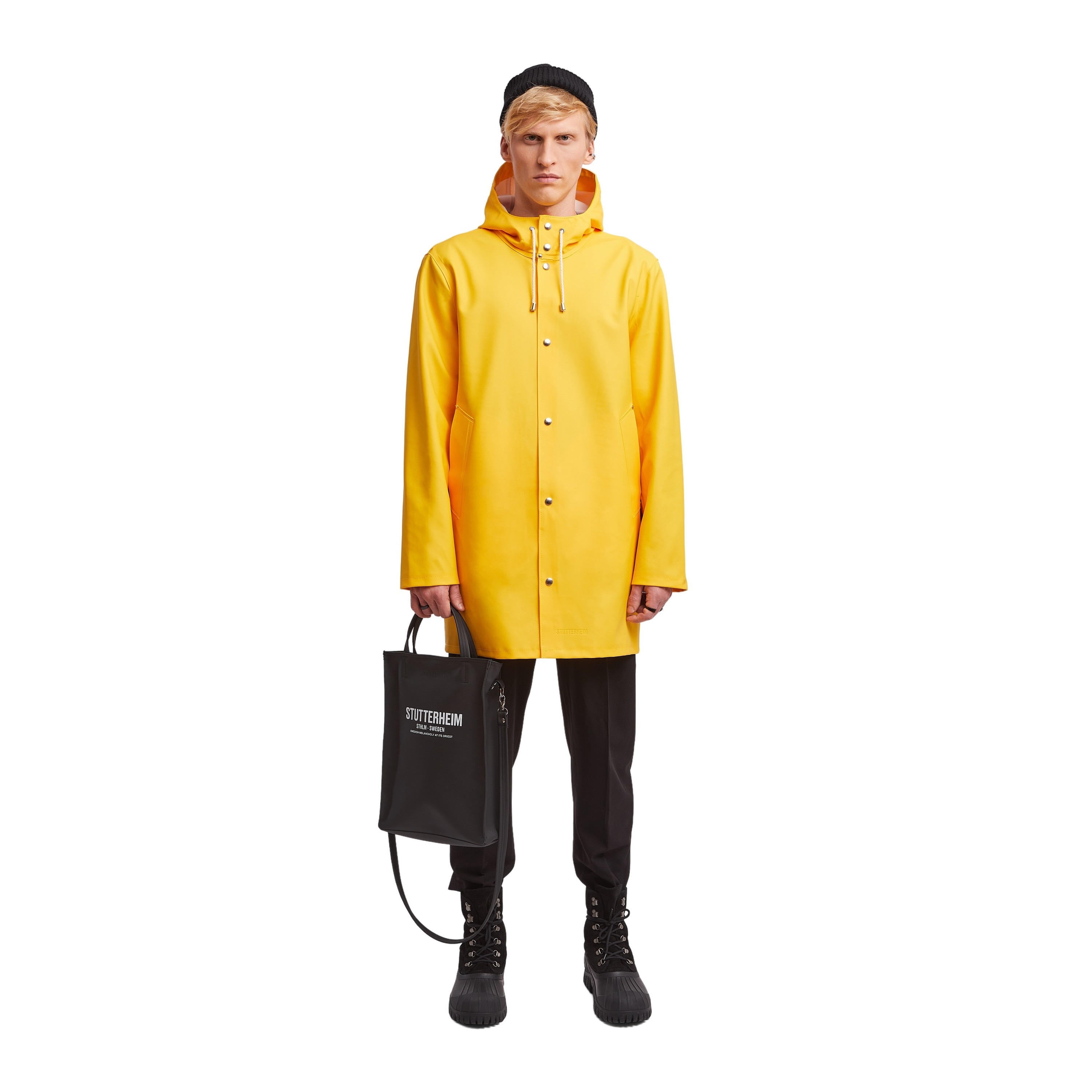 7340102402016 - STUTTERHEIM Regenmantel Herren PVC gelb Uni & Uninah 7340102402016 - STUTTERHEIM Regenmantel Herren PVC gelb Uni & Uninah