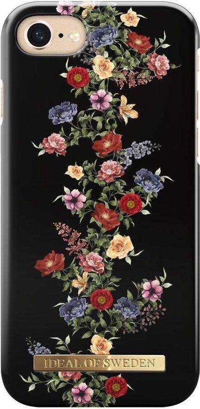 7340168704802 - Fashion Tasche Dark Floral iPhone SE (2020)   8   7   6(s)