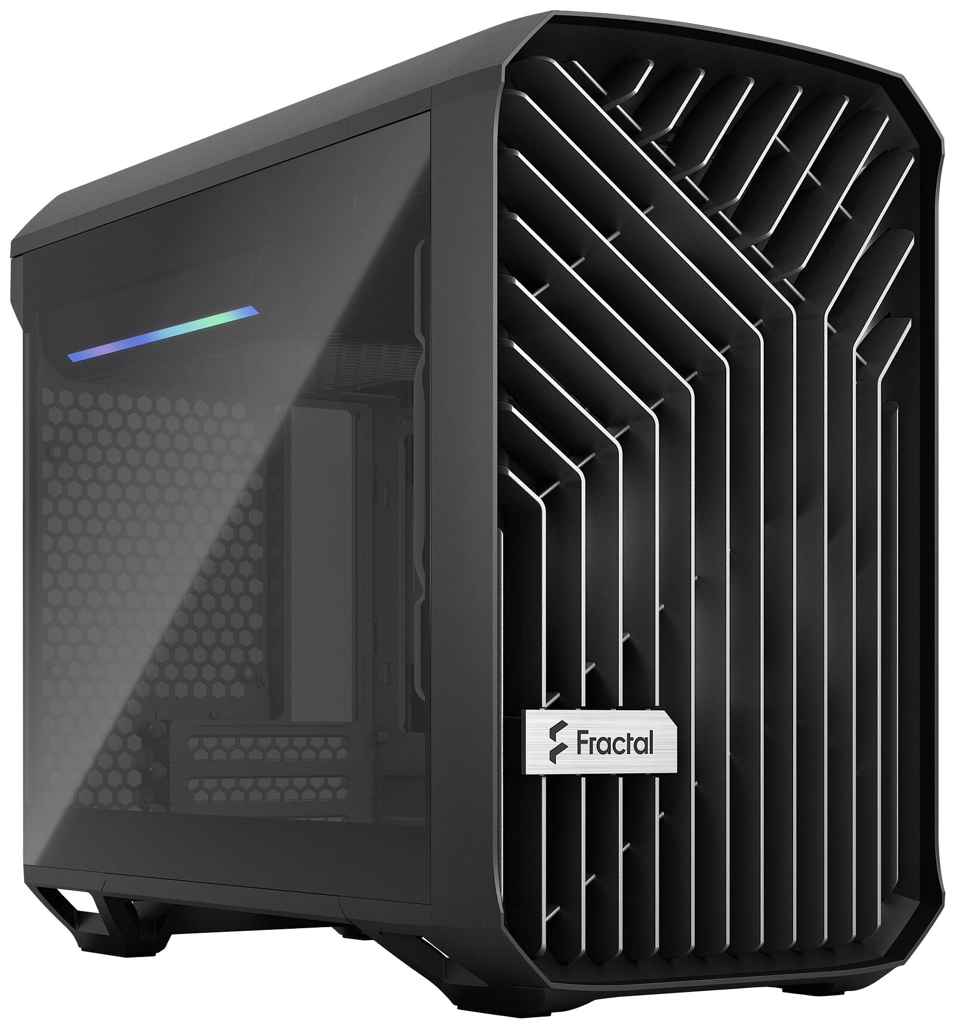 7340172702931 - Fractal Design Torrent Nano Black TG Dark Tint Mini ITX Tower Gaming Gehäuse