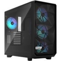 7340172703662 - Meshify 2 RGB - Tower - E-ATX - Seitenteil mit Fenster (gehärtetes Glas) - keine Spannungsversorgung (ATX) - Black TG Light Tint