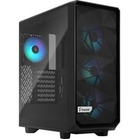 7340172703693 - Meshify Meshify 2 Compact - Mid tower - ATX - Seitenteil mit Fenster (gehärtetes Glas) - keine Spannungsversorgung (ATX) - Black TG Light Tint