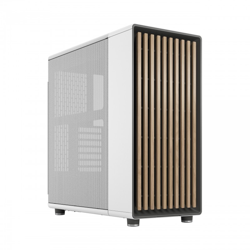 7340172704720 - Fractal Design North Chalk White Gaming Gehäuse Mesh Seitenfenster