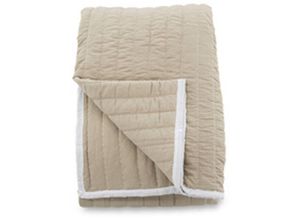 7340206959683 - Ebuy24 - Juni Tagesdecke 260x260cm beige weiß - Beige