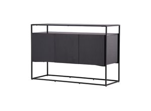 7340206963932 - Ebuy24 - Kingsport Sideboard 3 Türen schwarz