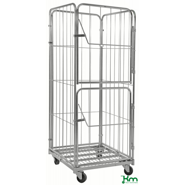 7350050358136 - Rollcontainer KM72801804-D Rollcontainer 4 Seiten 800x720x1800mm (BxLxH) bis 400kg belastbar 2 Lenk- und 2 Bockrollen verzi 7350050358136 - Rollcontainer KM72801804-D Rollcontainer 4 Seiten 800x720x1800mm (BxLxH) bis 400kg belastbar 2 Lenk- und 2 Bockrollen verzi