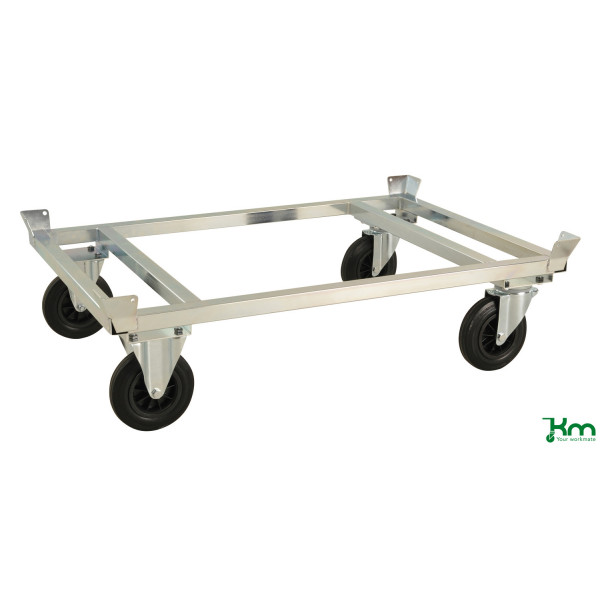 7350050359973 - Palettenwagen KM217-EPB Verzinkter Palettenwagen mit Palettenhalter 846x1246x355mm (BxLxH) bis 800kg belastbar 2 Bockrollen 7350050359973 - Palettenwagen KM217-EPB Verzinkter Palettenwagen mit Palettenhalter 846x1246x355mm (BxLxH) bis 800kg belastbar 2 Bockrollen