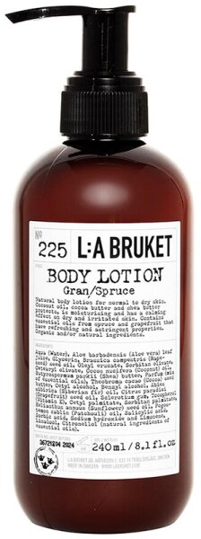 7350053238008 - No 225 Body Lotion Spruce 240 ml Cosmos Organic certified