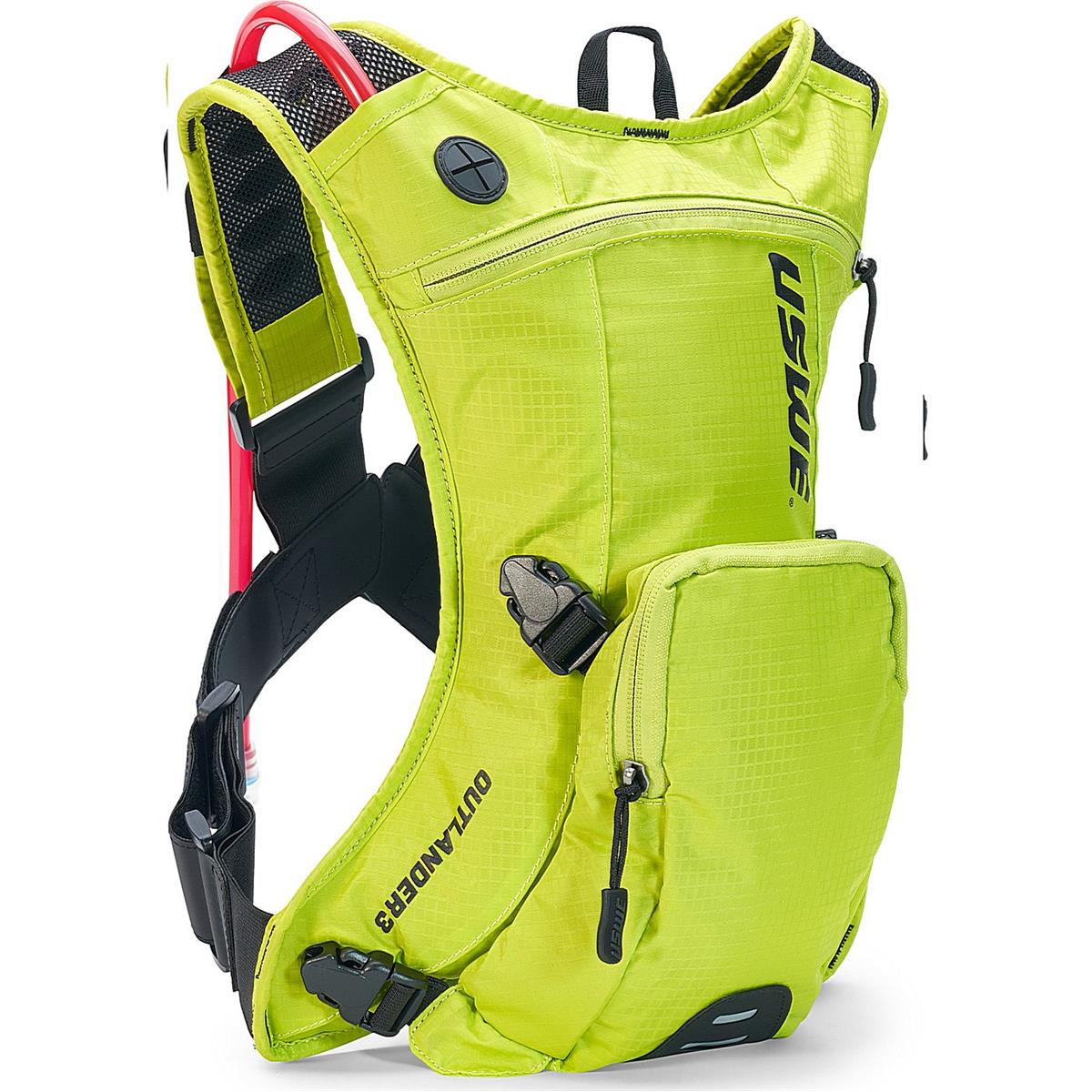 7350069252951 - USWE Outlander 3L Rucksack Gelb für MTB Straße und Gravel - No Dancing Monkey