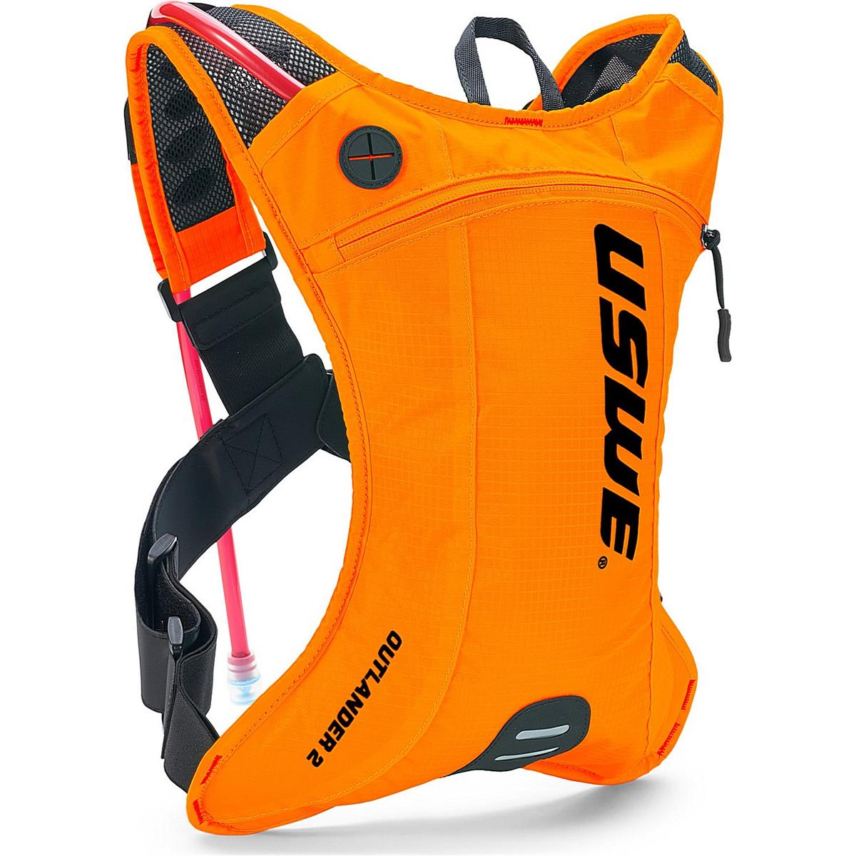 7350069254689 - USWE Outlander 2 Liter Hydration Rucksack Orange für MTB Straße und Schotter