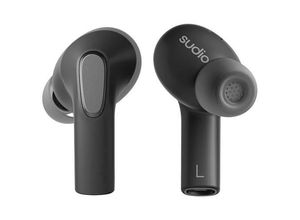 7350071384688 - Sudio E3 In Ear Headset Bluetooth® Stereo Schwarz Noise Cancelling Headset Ladecase Touch-Steuerung