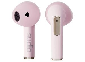 7350071386804 - Sudio N2 In Ear Headset Bluetooth® Stereo Pink Headset Ladecase Touch-Steuerung