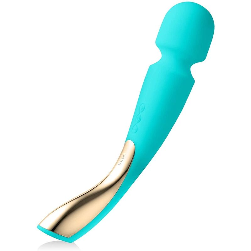 7350075028380 - Lelo Smart Wand 2 Medium Massagekopf und Vibrator Ocean Blue 22 cm