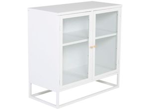 7350107087873 - Ebuy24 - Bakal Sideboard 2 Glastüren 2 Ablagen weiss