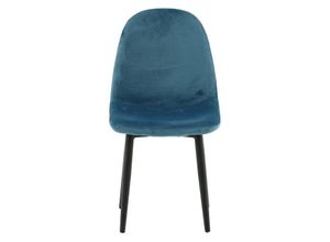 7350107087934 - Ebuy24 - Polar Esszimmerstuhl für Kinder Velour blau