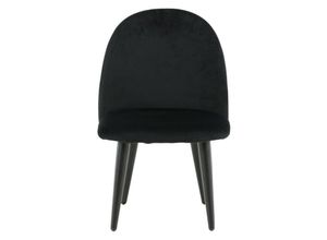 7350107088078 - Ebuy24 - Velvet Esszimmerstuhl für Kinder Velour schwarz