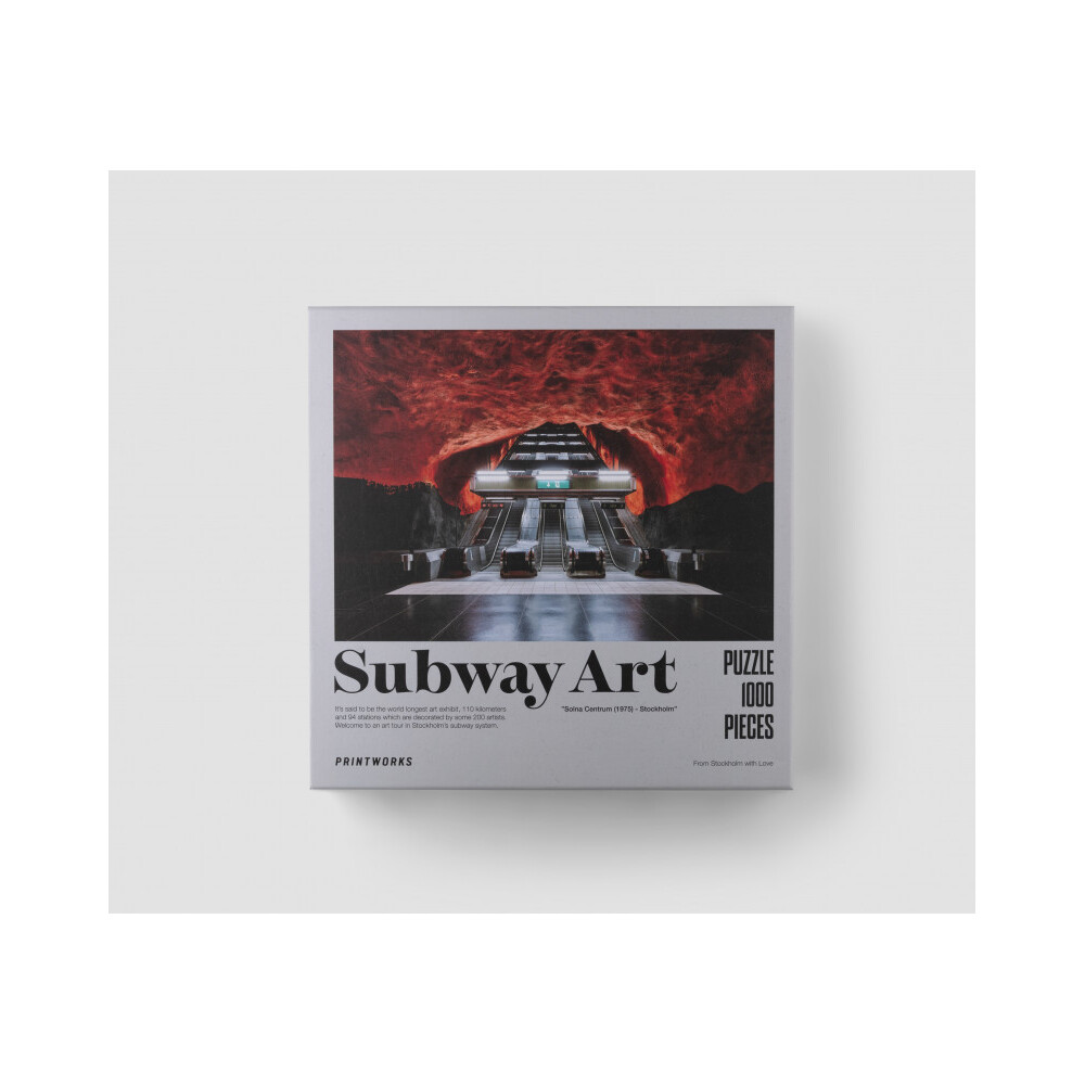 7350108172301 - Puzzle 1000 Teile - Subway Art (Fire)