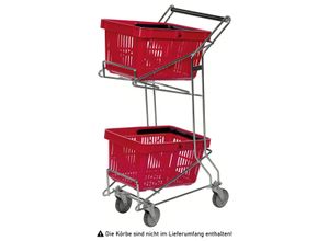 7350112290008 - Kongamek - Sammelwagen mit 2 Böden als Zubehör für Einkaufskörbe 560x260mm