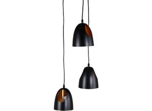 7350118412312 - Venture Home - Elda Beleuchtung Pendelleuchte Ø40cm Stahl schwarz Kupfer