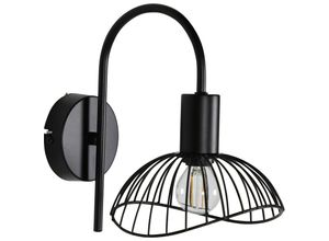 7350118412657 - Venture Home - Wandleuchte aus schwarzem Filialstahl Elsa Modell 3