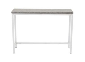 7350118415290 - Ebuy24 - Rise Konsolentisch 30x110 cm Beton dekor weiß - Weiß