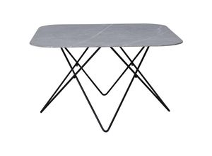 7350118418307 - Ebuy24 - Tristar Couchtisch 80x80 cm Glas grau Marmor dekor