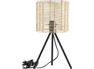 7350118419021 - Venture Home - Tischlampe aus Stahl und Rattan Fence