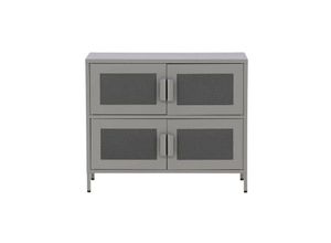 7350118419373 - Ebuy24 - Nett Sideboard 4 Türen hellgrau