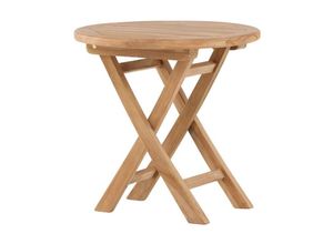 7350133232933 - Ebuy24 - Kenya Garten Cafetisch Ø50cm Teak - Teak Dekor