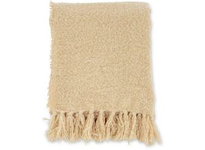 7350133236085 - Venture Home - Sofaüberwurf aus Polyester mit Troddeln Stanly 170 x 130 cm