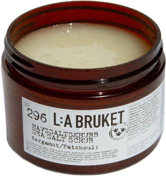 7350144740250 - No 296 Sea Salt Scrub Bergamot Patchouli 420 g 7350144740250 - No 296 Sea Salt Scrub Bergamot Patchouli 420 g