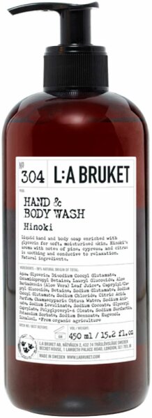 7350144741271 - No 304 Hand & Body Wash Hinoki 450 ml