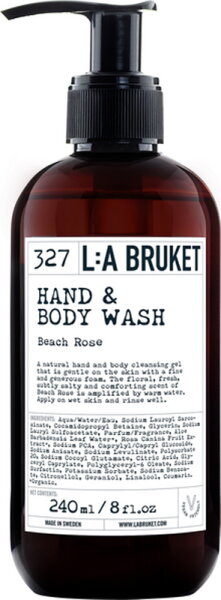 7350144742346 - No 327 Hand & Body Wash Beach Rose 240 ml 7350144742346 - No 327 Hand & Body Wash Beach Rose 240 ml