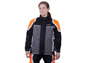 7350150858642 - Motorradjacke Two Seasons 20 Kinder Schwarz-Orange