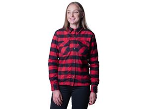 7350150859625 - Motorradshirt Thunder Damen Schwarz-Rot