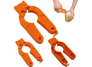 7354185313602 - 3er-Pack Flaschenöffner 3 in 1 Dosenöffner Glasöffner Kunststoff-Wasserflaschenöffner zum Anschrauben für Flaschengriff schwache Hände ältere 7354185313602 - 3er-Pack Flaschenöffner 3 in 1 Dosenöffner Glasöffner Kunststoff-Wasserflaschenöffner zum Anschrauben für Flaschengriff schwache Hände ältere