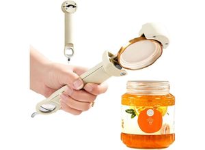 7354185313626 - 3-in-1-Dosenöffner verstellbarer manueller Glasöffner multifunktionaler Glasöffner aus Edelstahl ideal für Senioren mit Arthritis schwachen