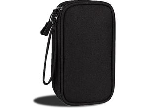 7354185313824 - Sollbry Kabelaufbewahrungstasche multifunktionale elektronische Tasche Kabel-Organizer-Tasche Aufbewahrung von Kabelzubehör für Ladegerät Kabel