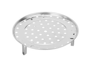 7354185317839 - Edelstahl-Dampfregal multifunktionales rundes Kochregal stabiler Dampfkorb für Schnellkochtopf-Küchenutensilien – h 45 cm (20 cm) - Sollbry