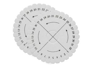 7354185319666 - Sollbry - Handflechtscheiben rundes Flechtbrett Perlenschnurscheiben Schmuckherstellungsplatte 2 Stück (rund 2 Stück)