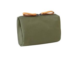 7354185321010 - Sollbry - grüne Aufbewahrungstasche modische Lippenstift-Tasche tragbare Mini-Reise-Clutch leichte und kleine Nylon-Aufbewahrungstasche grüne