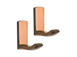 7354185321218 - Sollbry - 2er-Set Messing-Wandhaken für Badezimmer (Roségold)