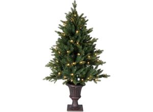 7391482015464 - Star Trading - LED-Tannenbaum Byske ca 120 x 66 cm 80 warmwhite led antikbrauner Topf mit Trafo