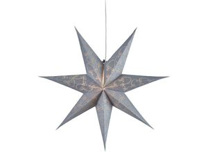 7391482019912 - Star Trading - Star 501-20 PapiersternDecorus 7 zackig Papier Silber 15 x 63 x 63 cm